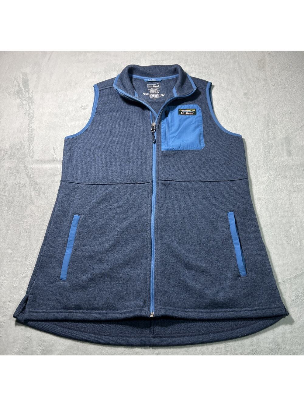 LL Bean Retro Fleece Vest Womens Medium Outdoor Mountain Hiking Climber Classic